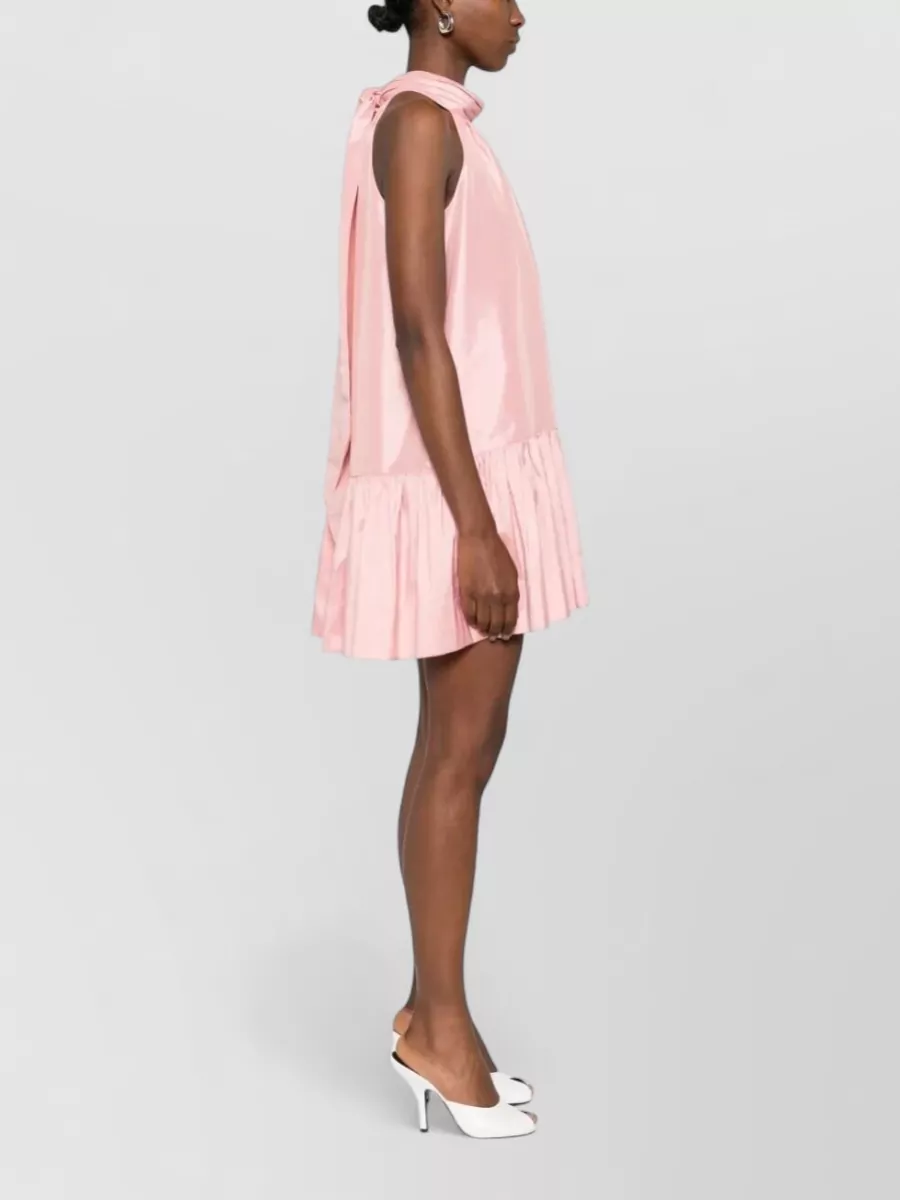 Simkhai Bow Tie Mini Dress
