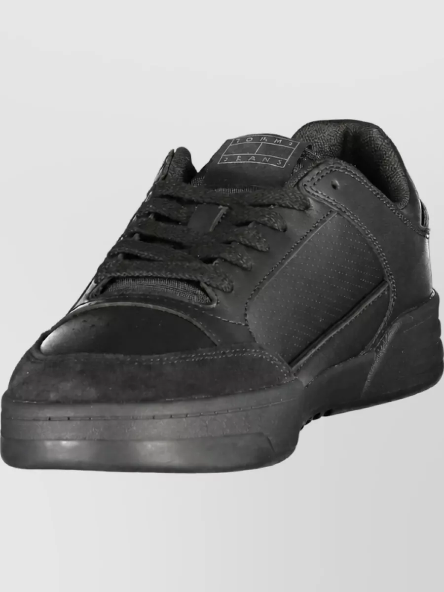 Tommy Hilfiger Leather Lace-Up Sneakers