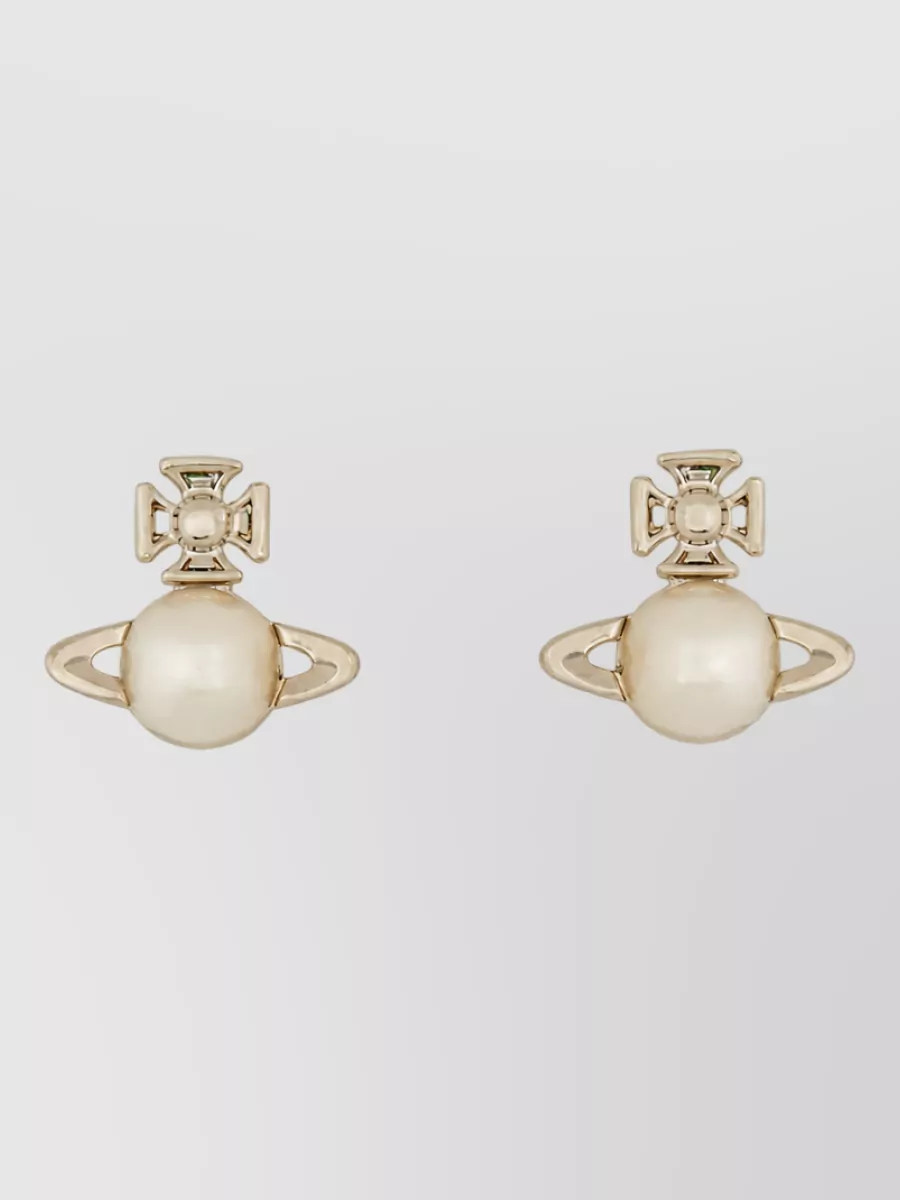 Vivienne Westwood Brass Balbina Earrings