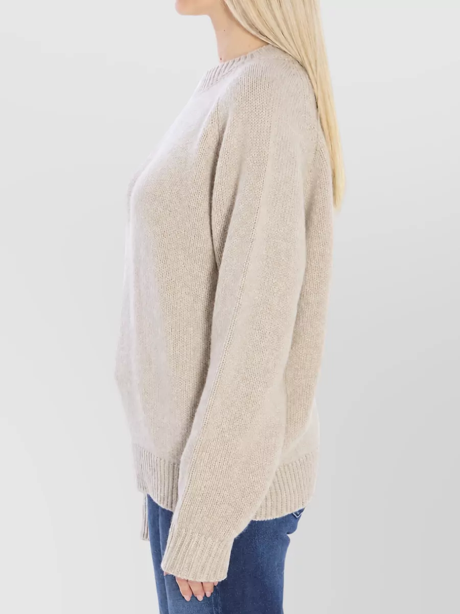 Lisa Yang Cashmere Ribbed Crew-Neck Sweater