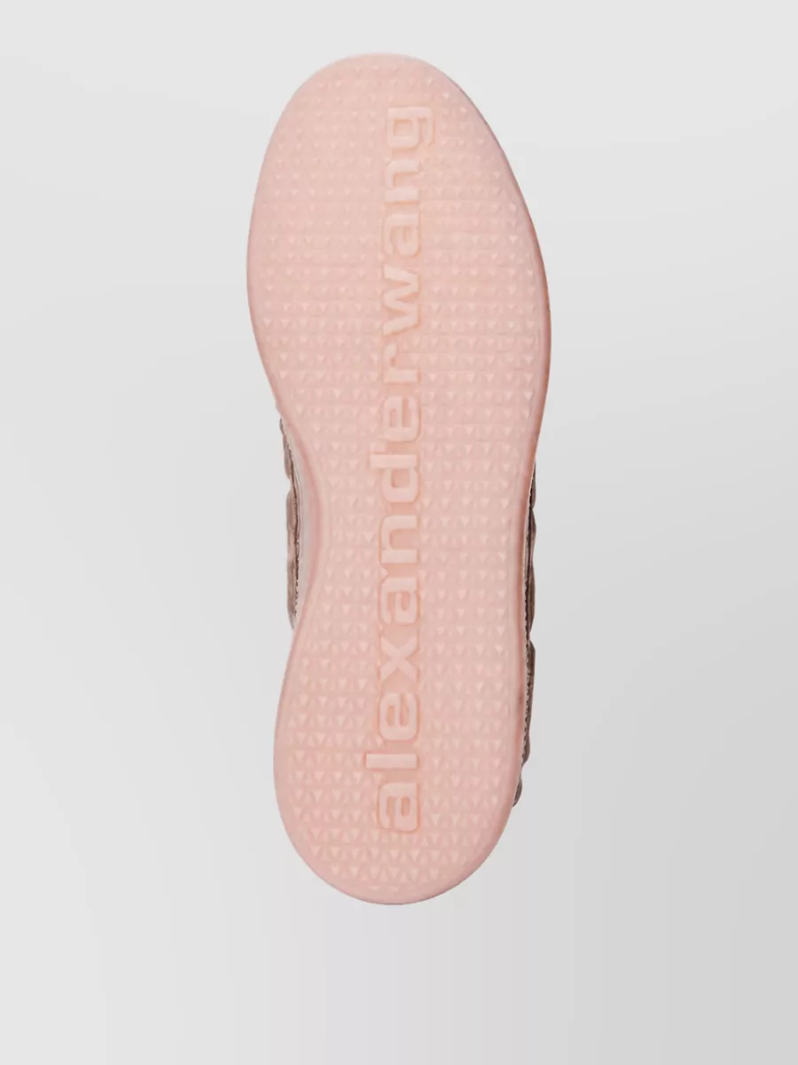 Alexander Wang Leather Low-Top Sneakers