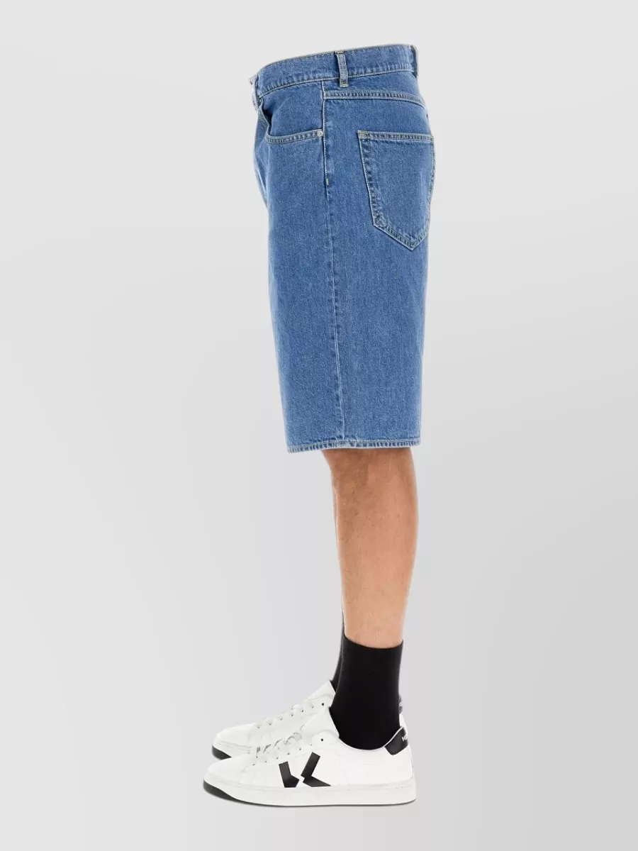 Kenzo Cotton Logo Bermuda Shorts