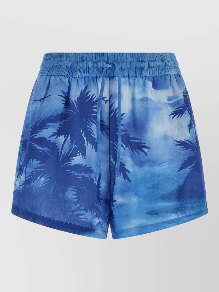 Polo Ralph Lauren Cotton Palm-Print Short-Sleeve Pyjama Set