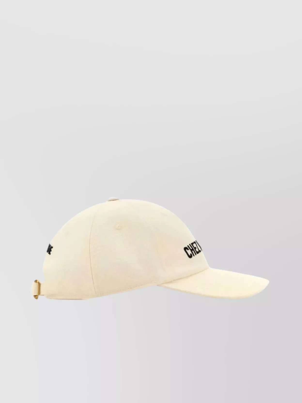 Valentino Garavani Ivory Cotton Baseball Cap With Adjustable Embroidered Logo
