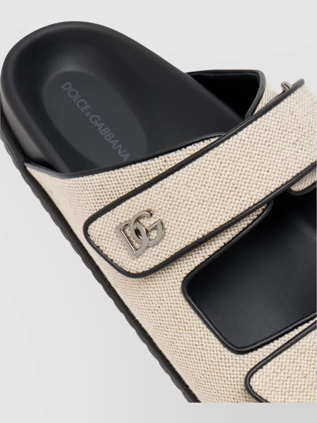 Dolce&Gabbana Open Toe Fabric Detail Slipper