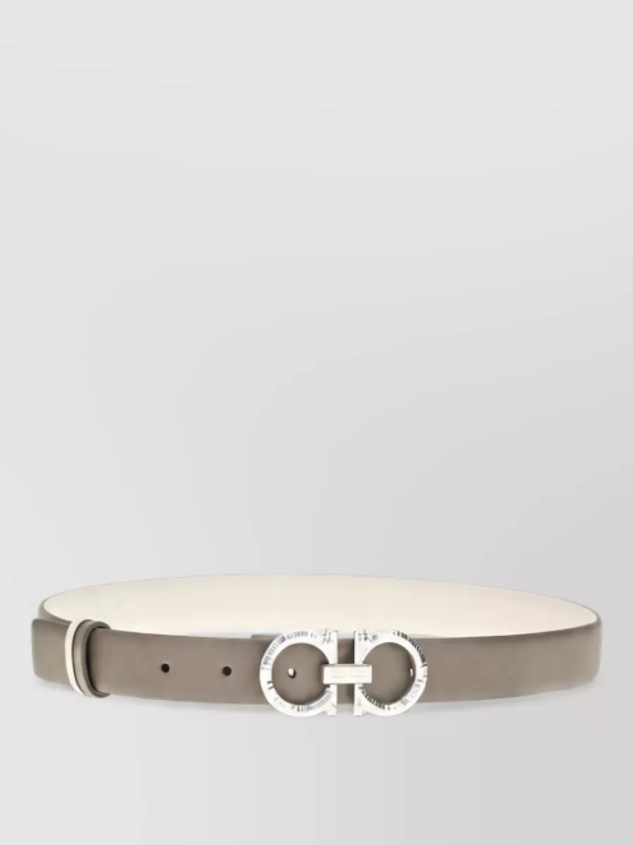 Ferragamo Leather Reversible Adjustable Belt