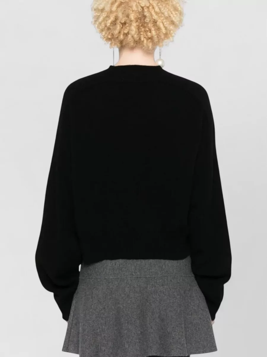 Loulou Studio Cashmere Boxy V-Neck Sweater