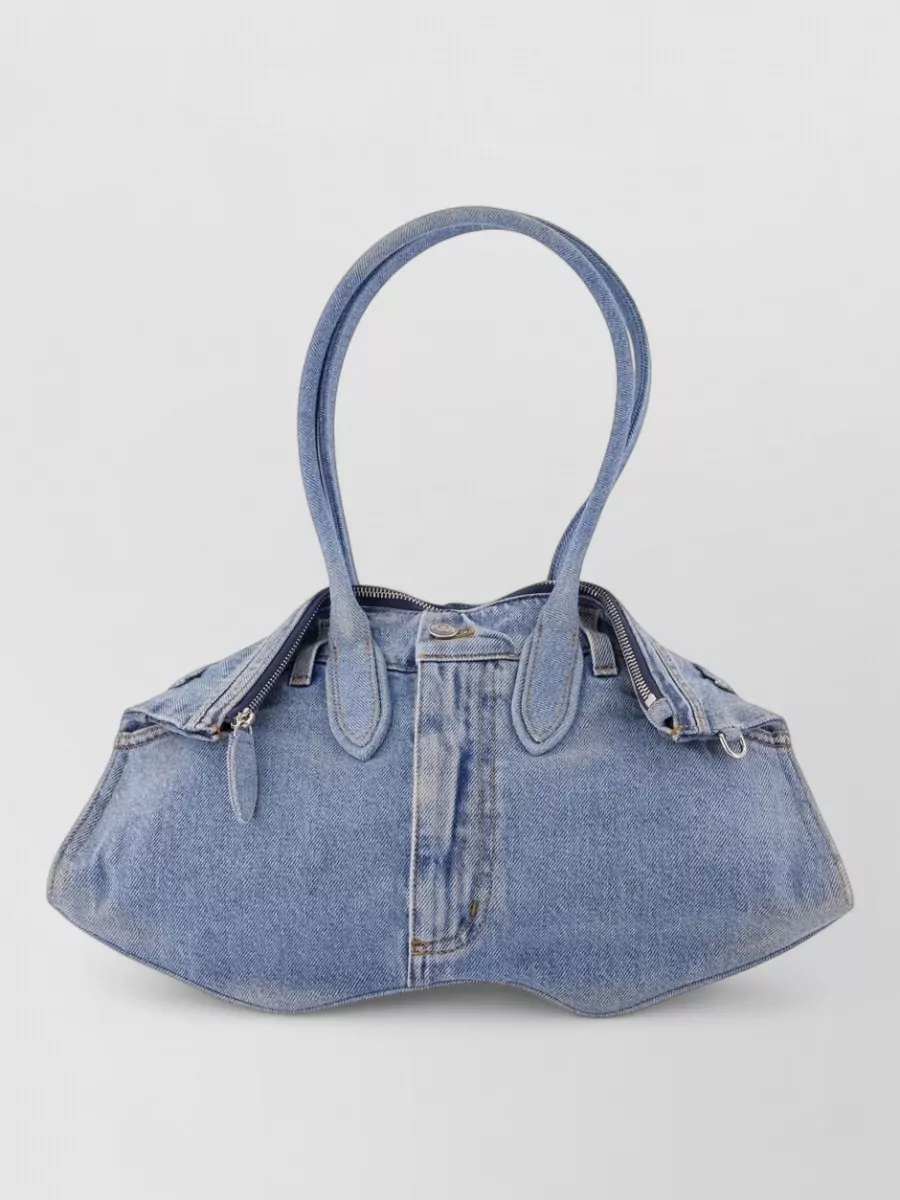 Alexander McQueen denim tote bag