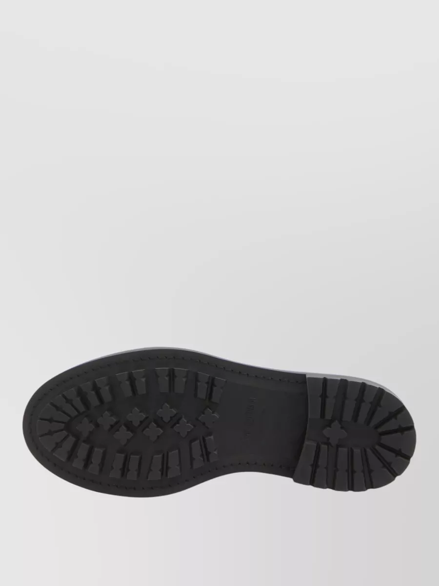 Saint Laurent Derby Lino Lace Up Leather Shoes