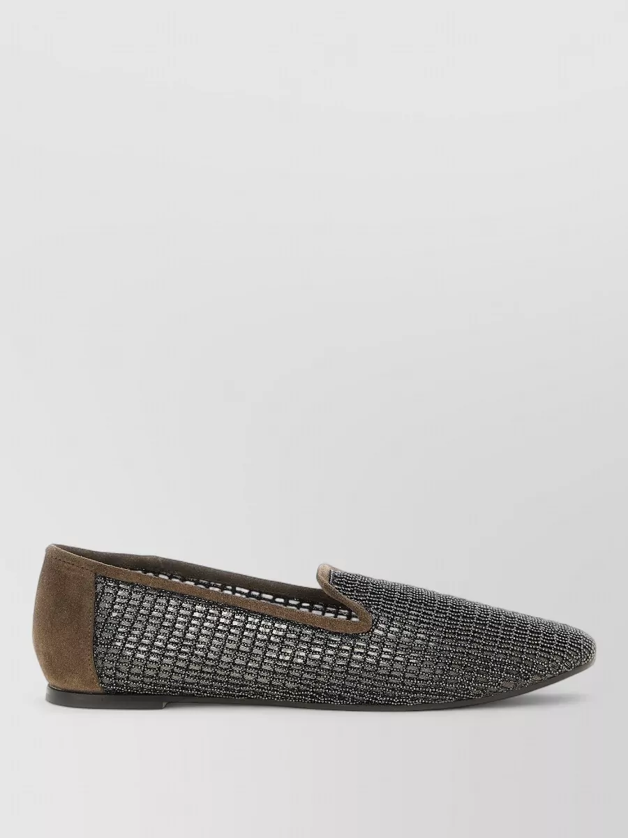 Brunello Cucinelli mesh loafers