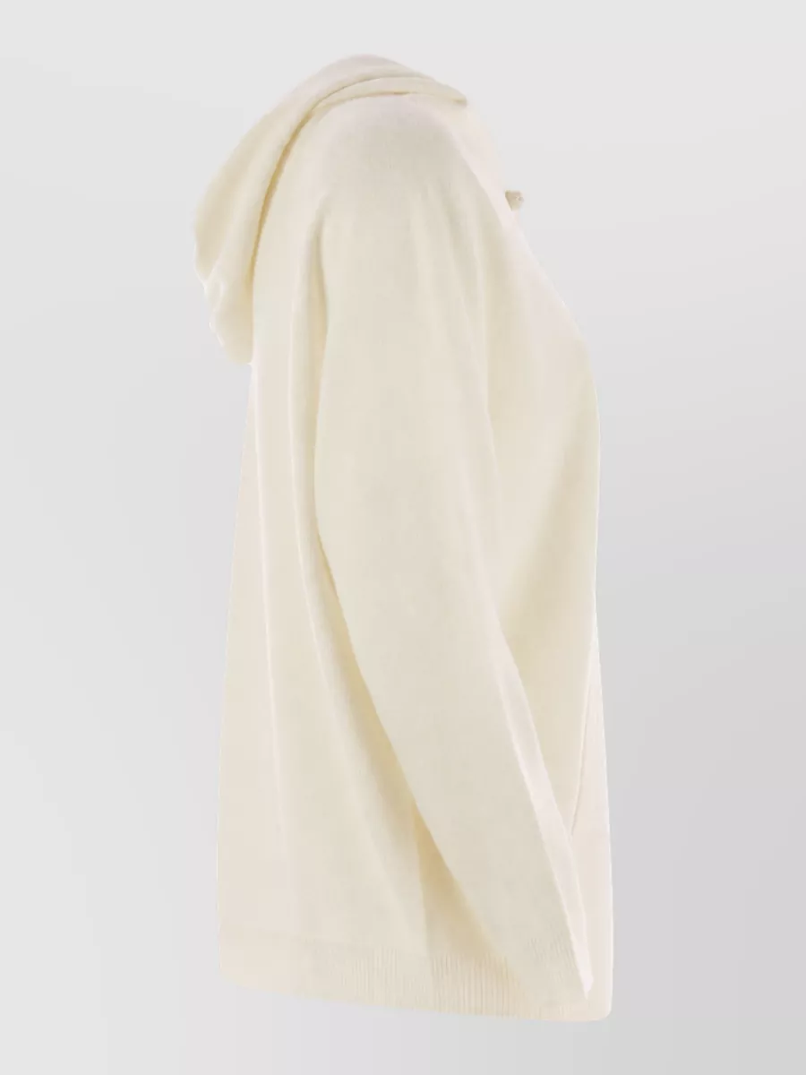 Fabiana Filippi Cashmere Silk Virgin Wool Hoodie