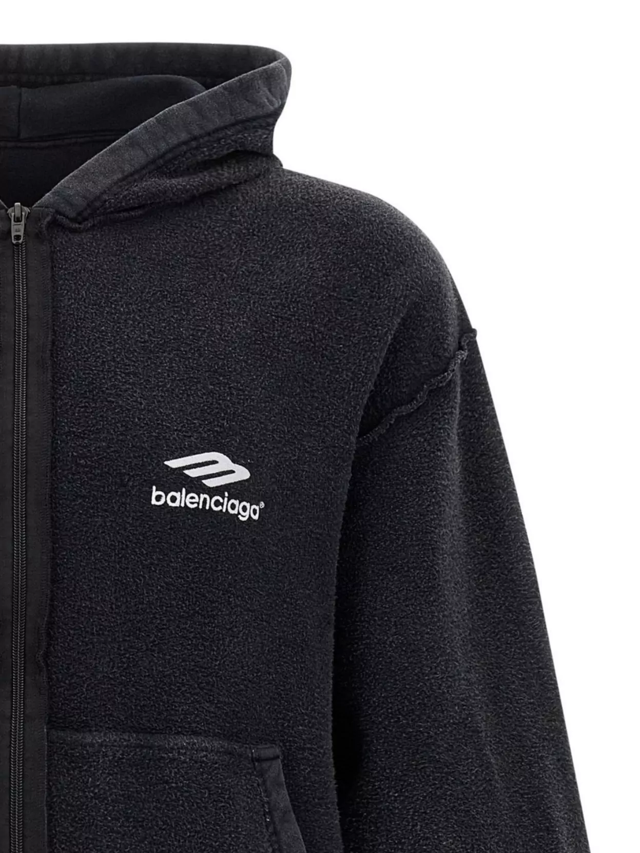 Balenciaga Sports Icon Hoodie With Hood And Pockets