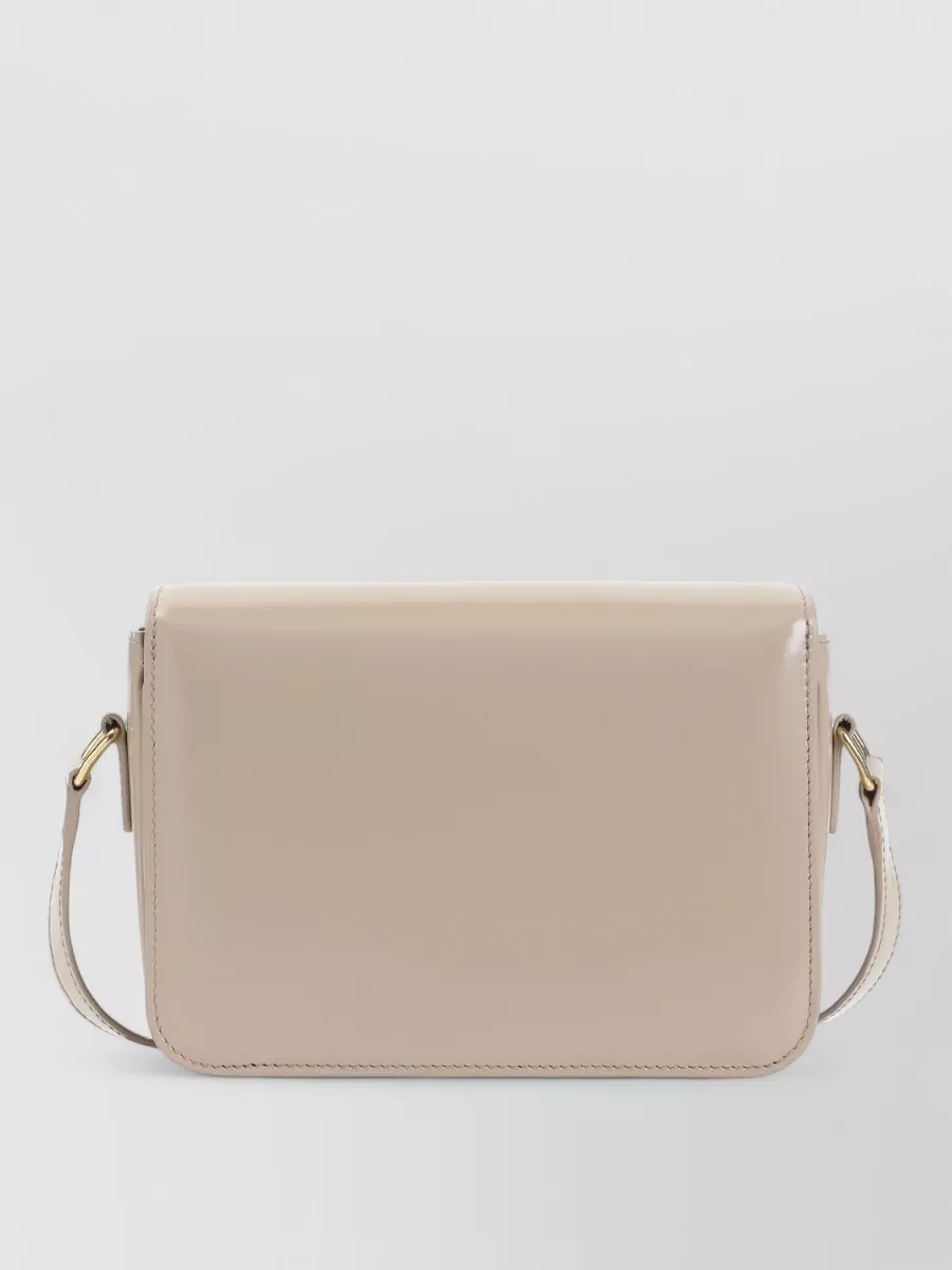 Celine Triomphe Shoulder Bag Gold-Tone Hardware