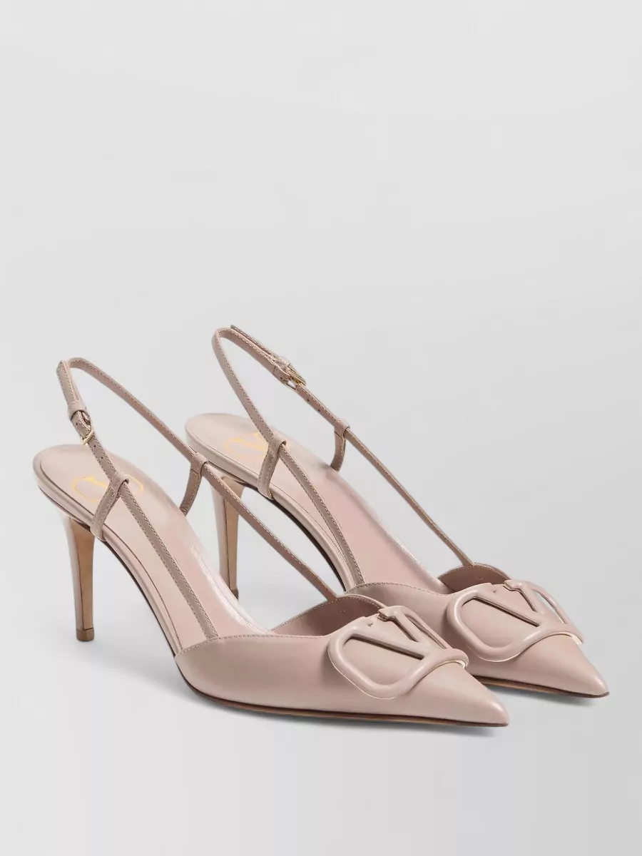 Valentino Leather Slingback Pumps