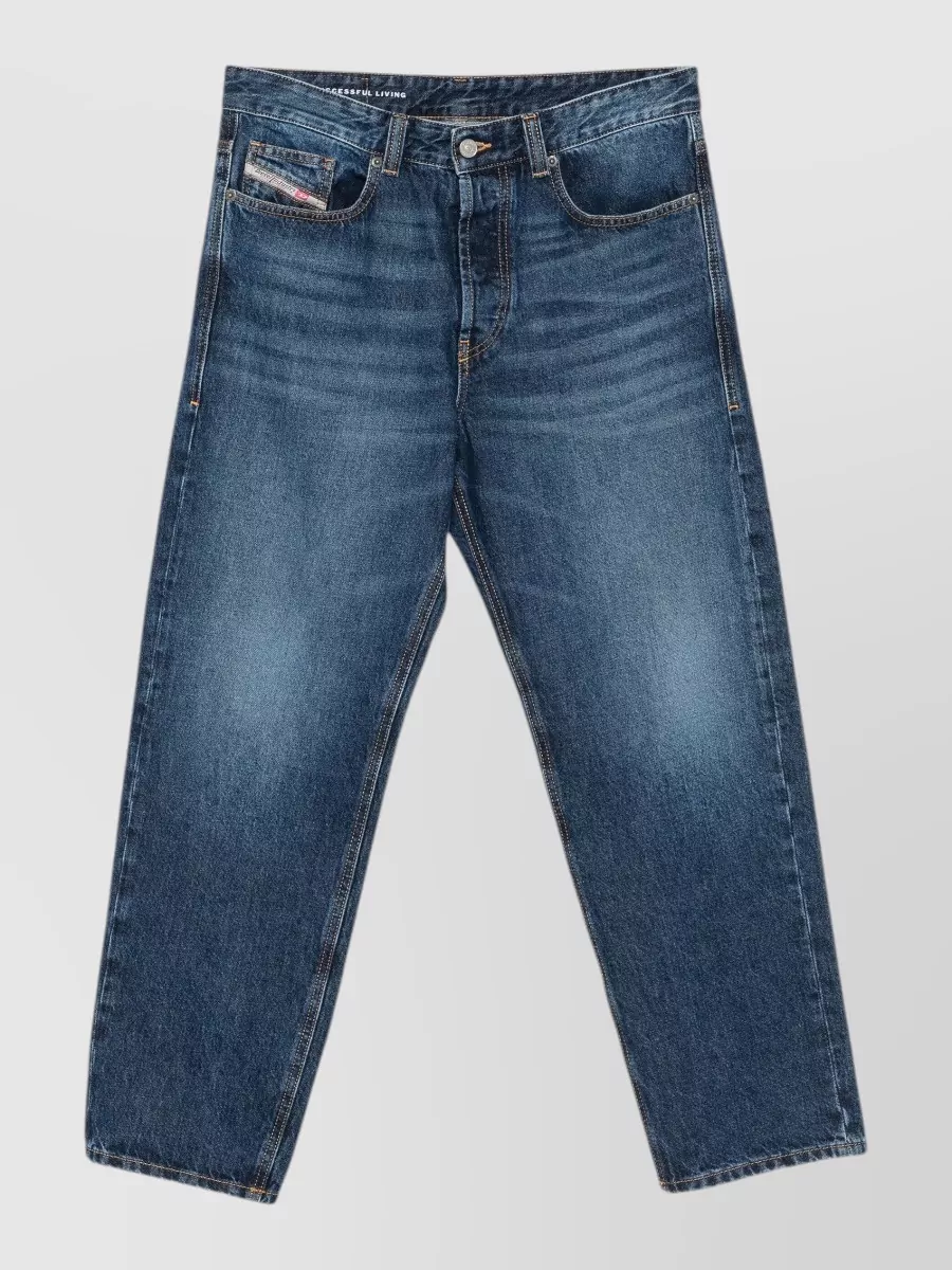 Diesel mid-rise slightly tapered jeans