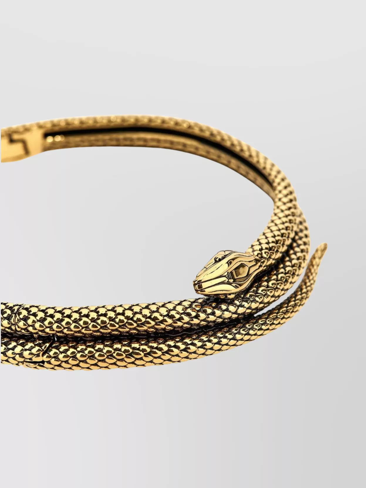 Chloé Serpent Textured Wrap Necklace