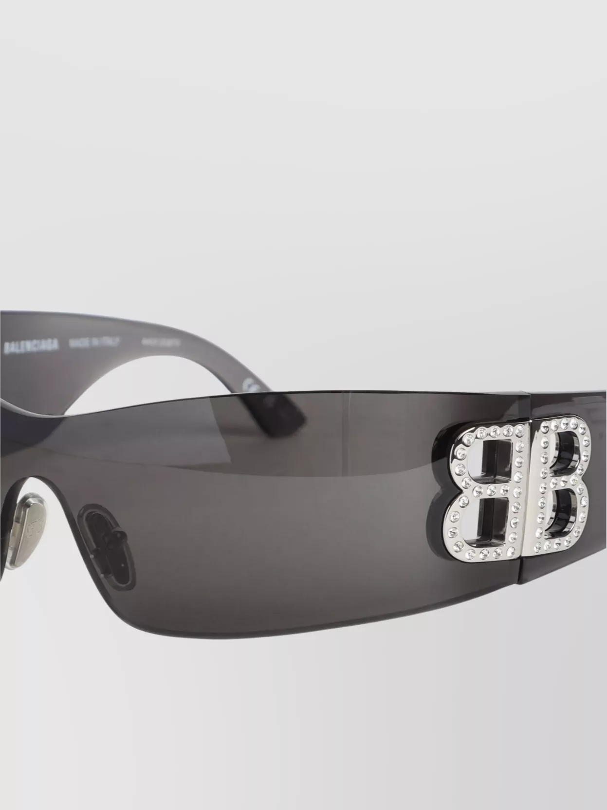 Balenciaga Bold Wraparound Mask Sunglasses
