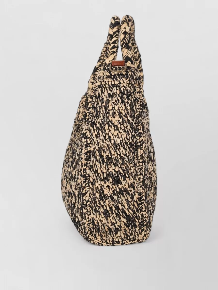 Ibeliv Raffia Crochet Shoulder Bag