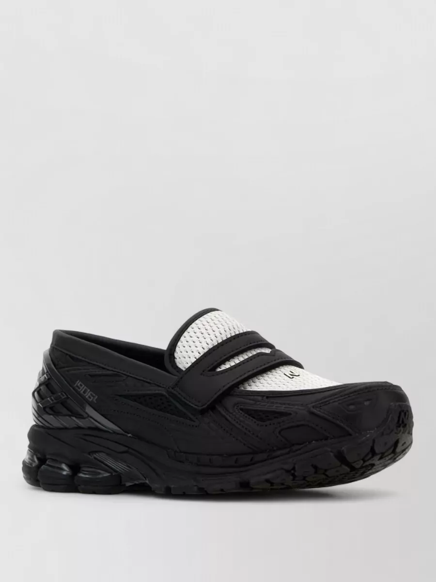 New Balance leather mesh slip-on sneakers