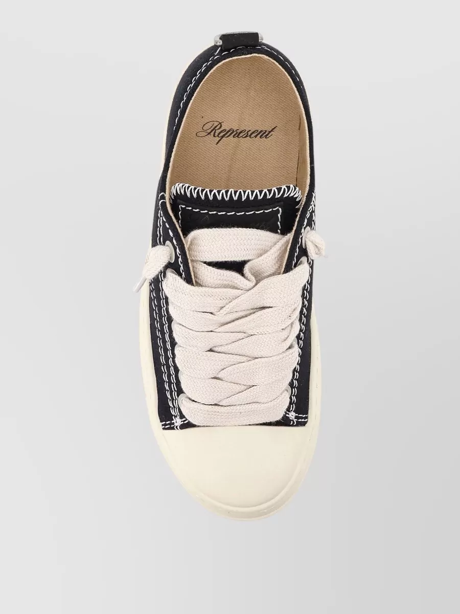 Represent Canvas Low-Top Sneakers