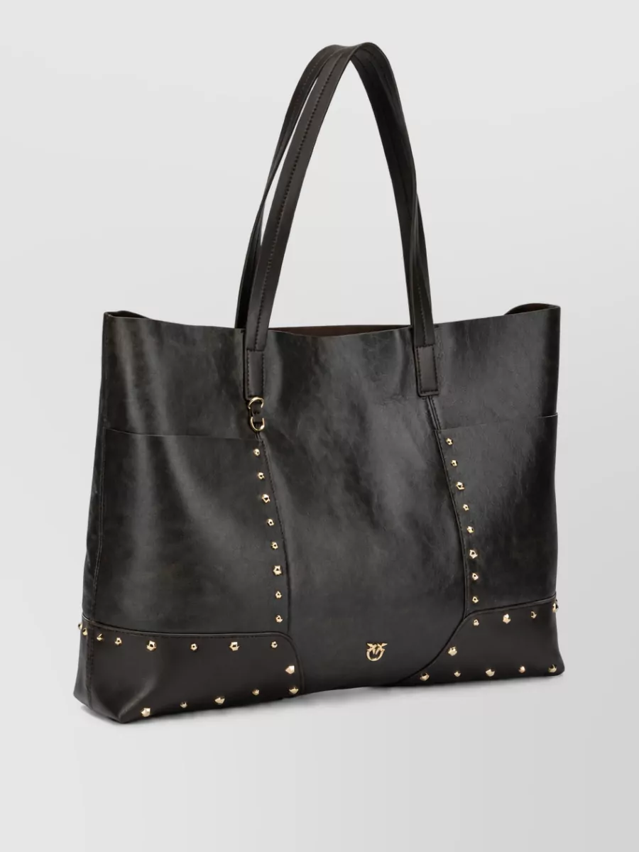 Pinko Love Bag Leather Tote Bag