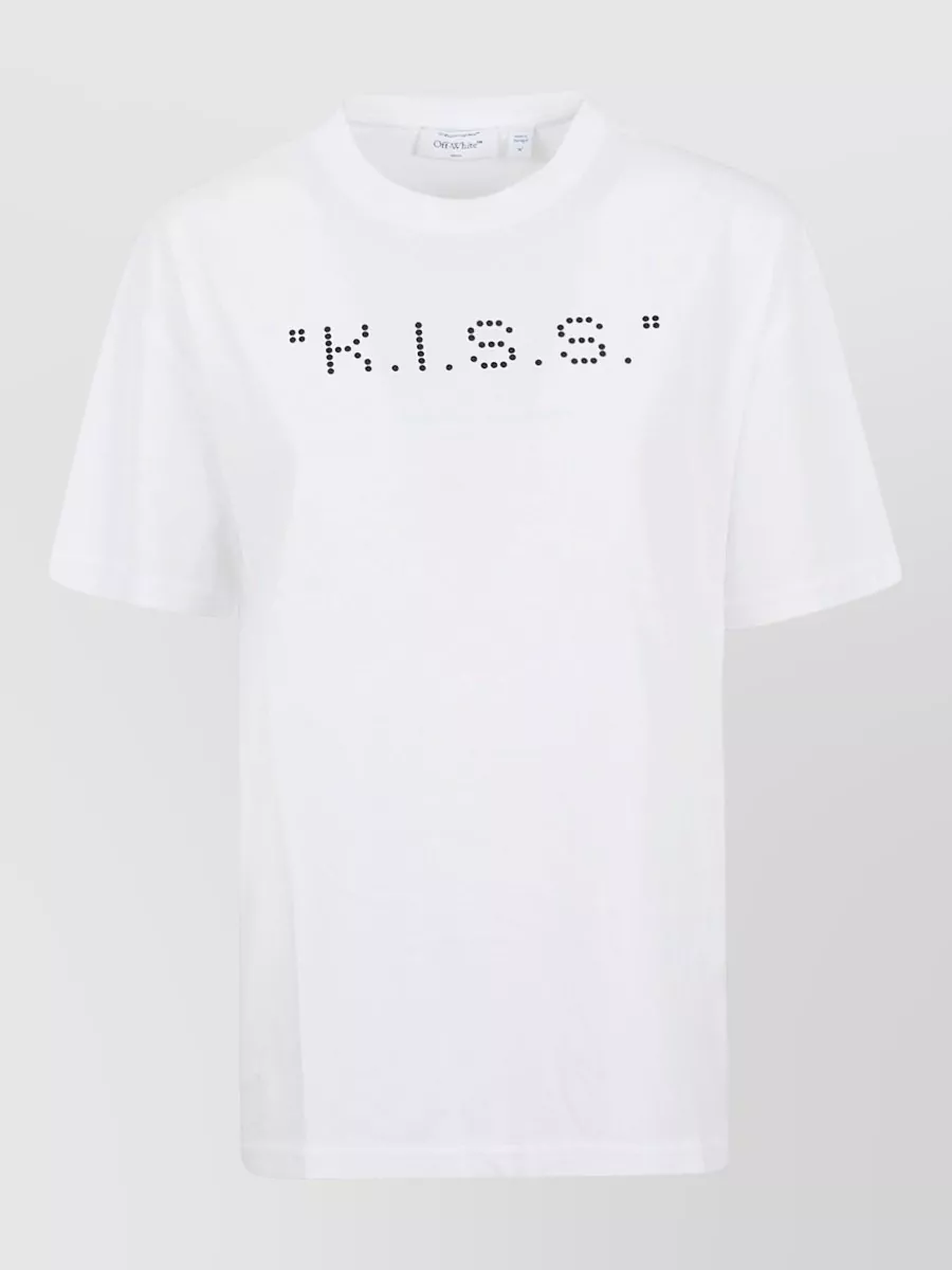 Off-White printed cotton regular-fit t-shirt