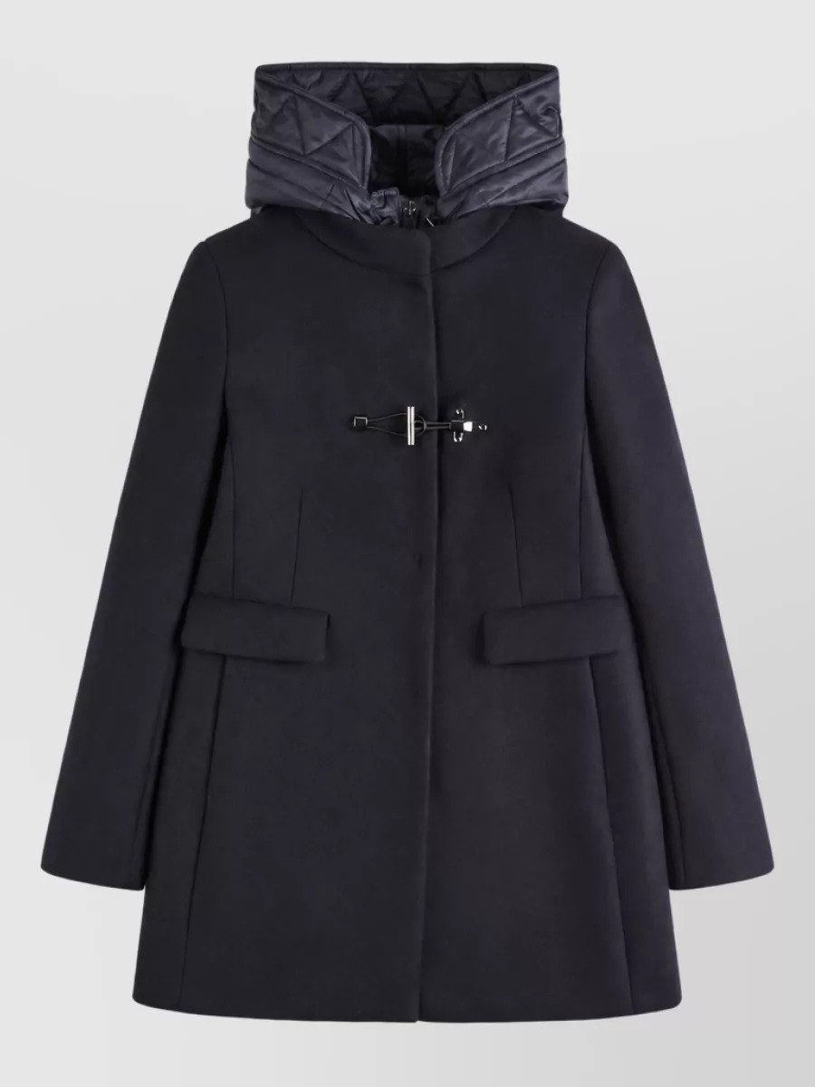 Fay cashmere blend single breasted coat
