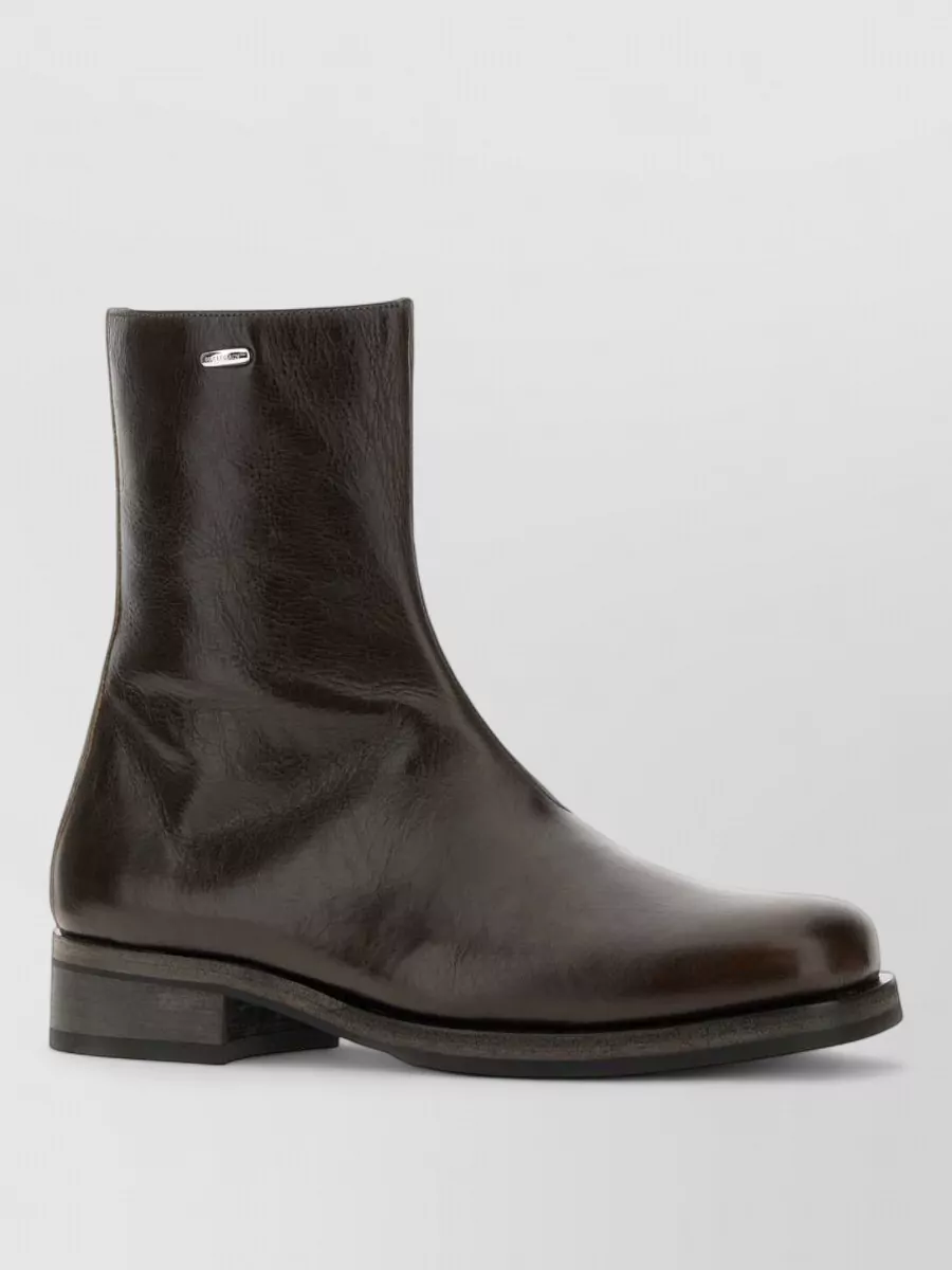 Our Legacy leather ankle boots