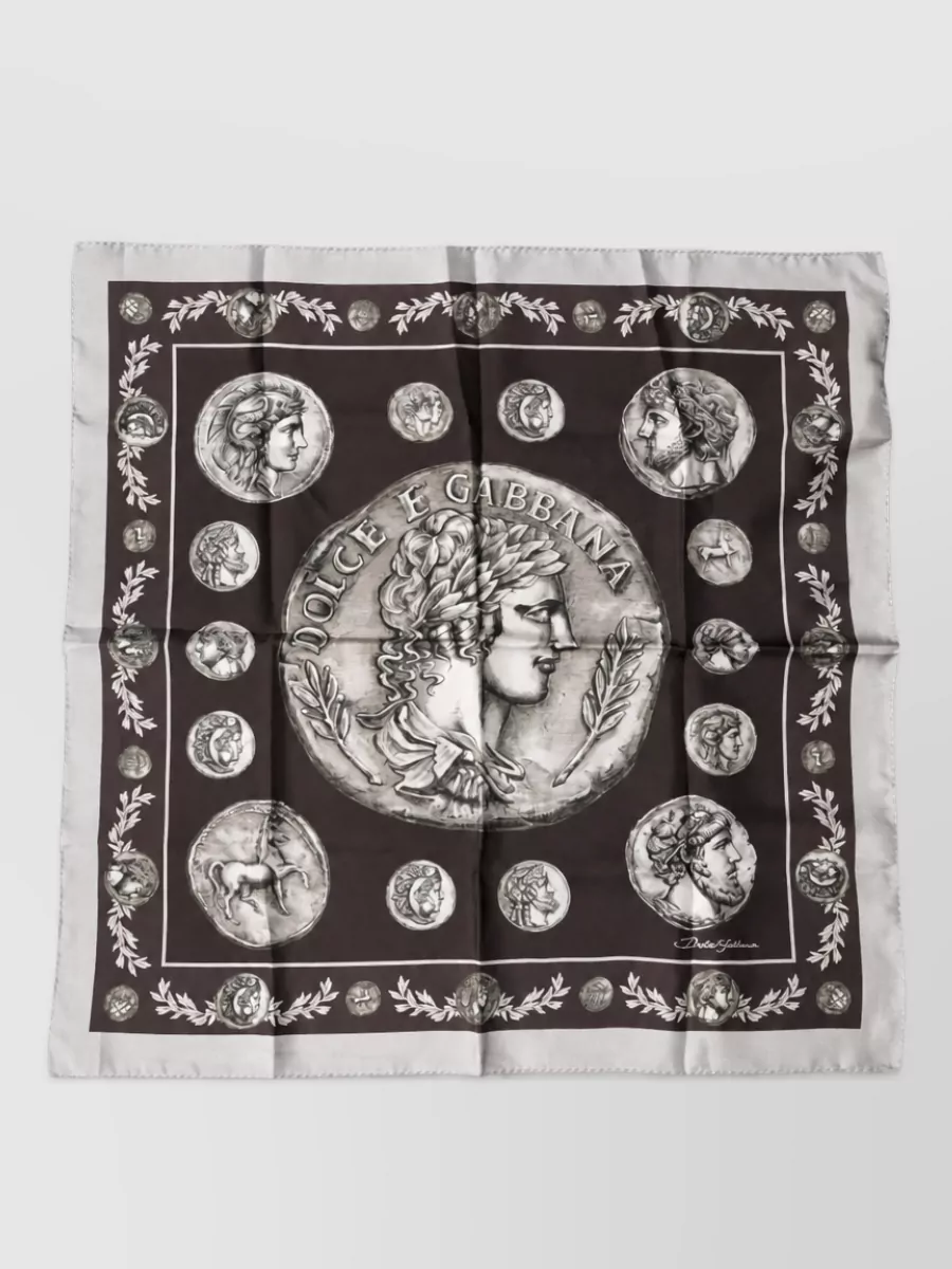 Dolce&Gabbana silk printed square scarf