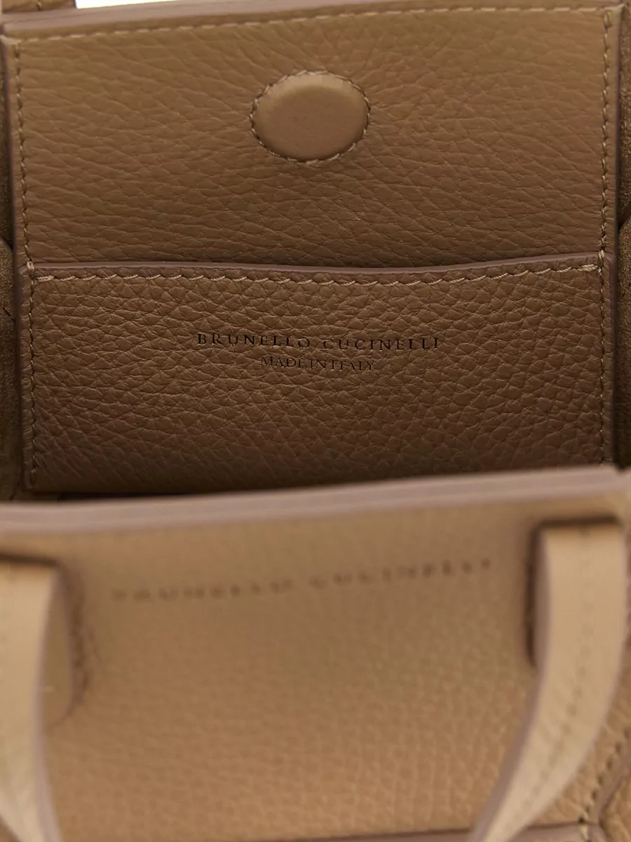 Brunello Cucinelli Na Na Leather Mini Shoulder Bag