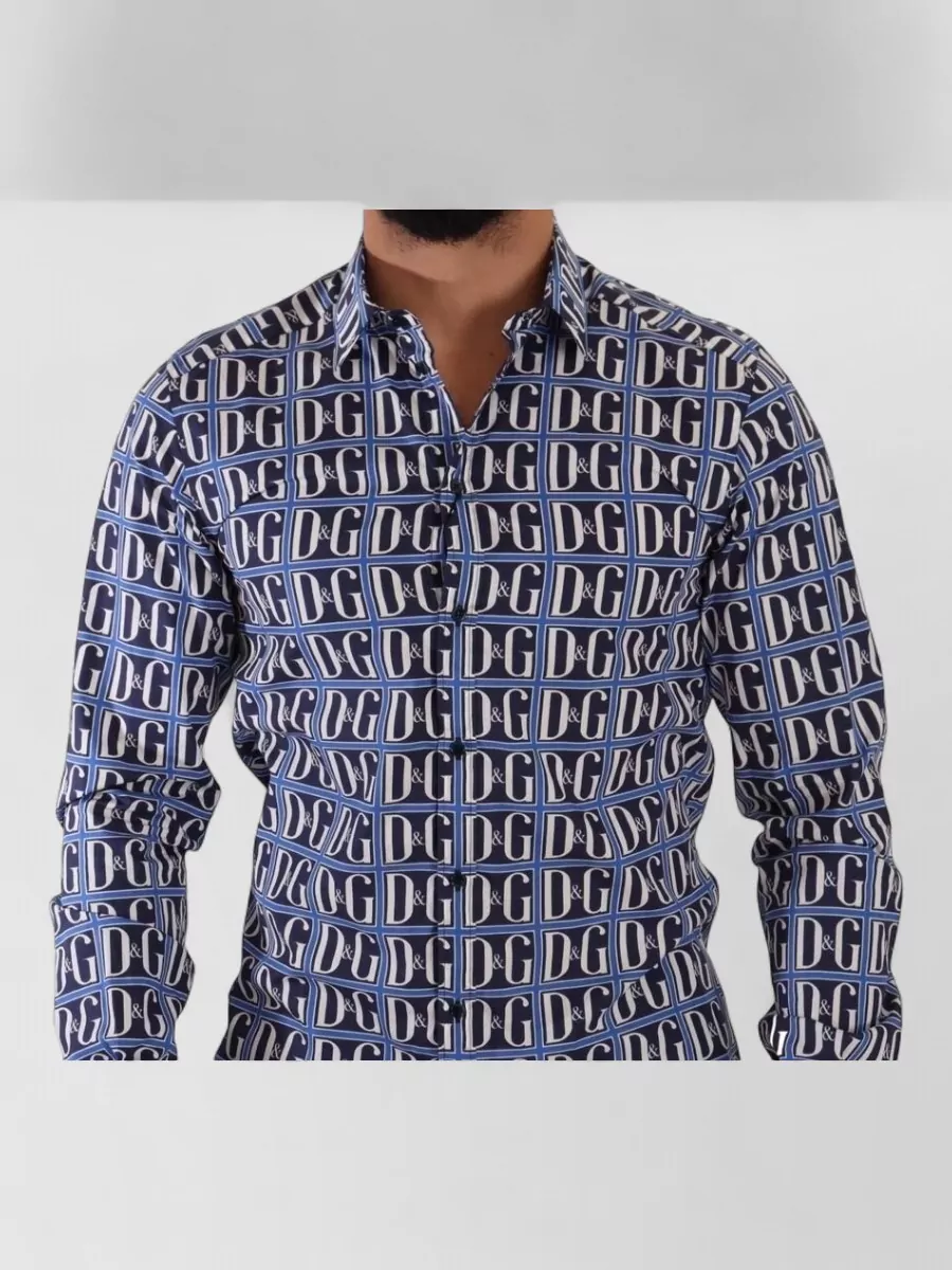 Dolce&Gabbana Logo-Print Slim-Fit Cotton T-Shirt