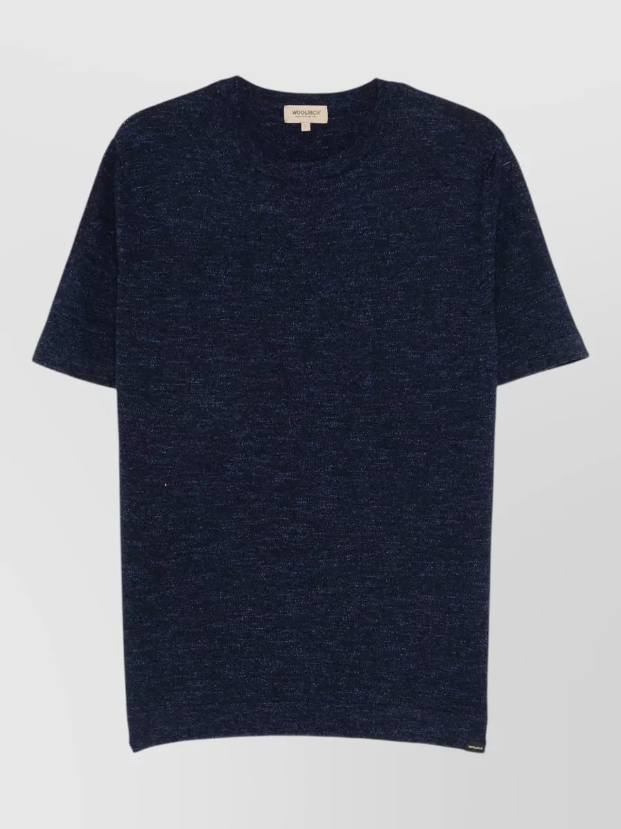 Woolrich cotton linen short-sleeve t-shirt