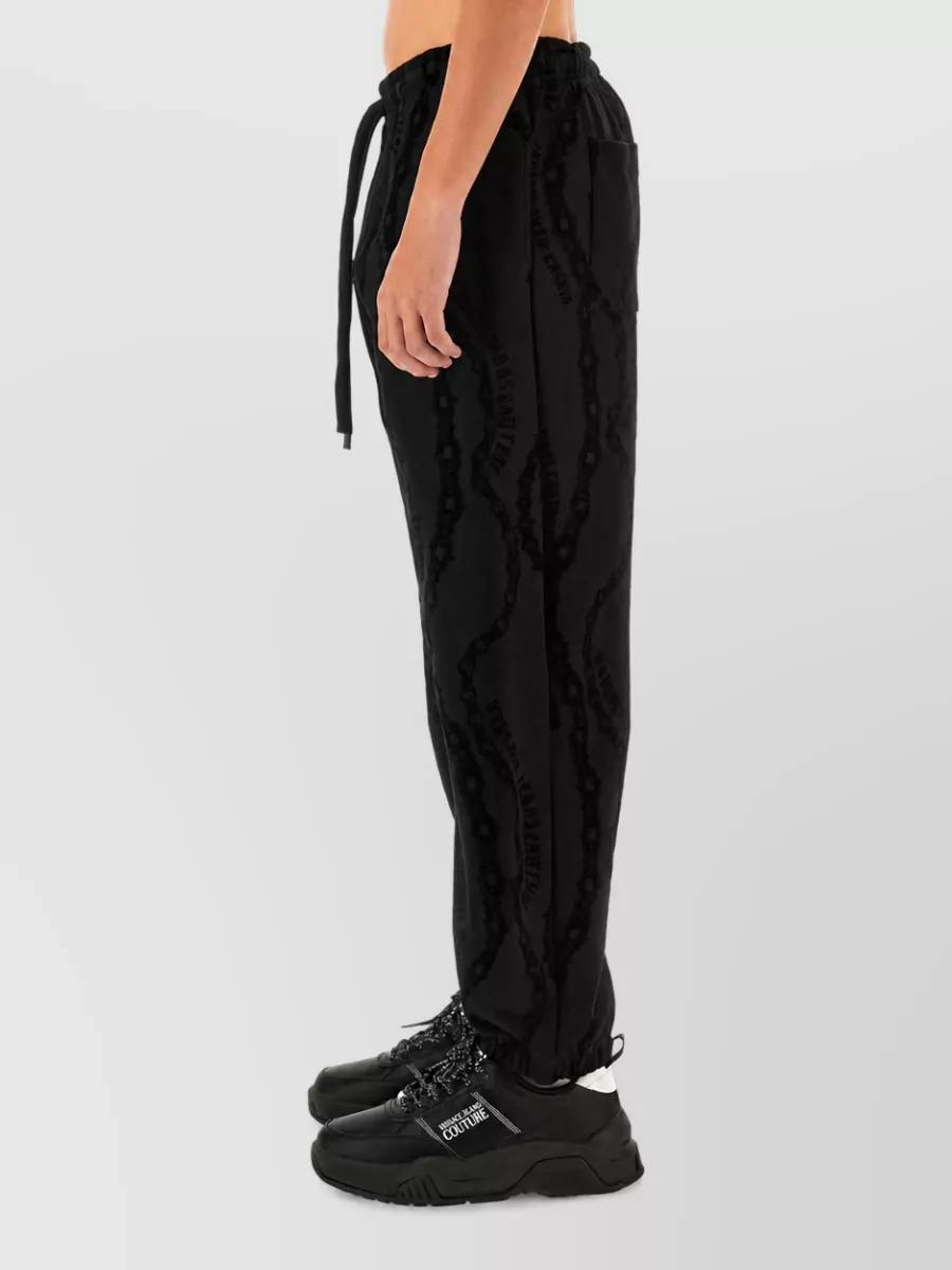 Versace Jeans Couture Cotton Chain-Print Jogging Pants