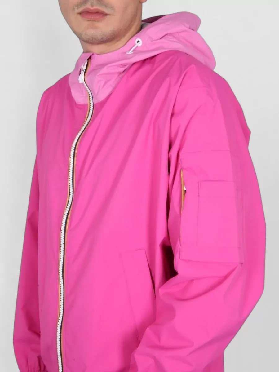 K-Way Hooded Bomber Jacket
