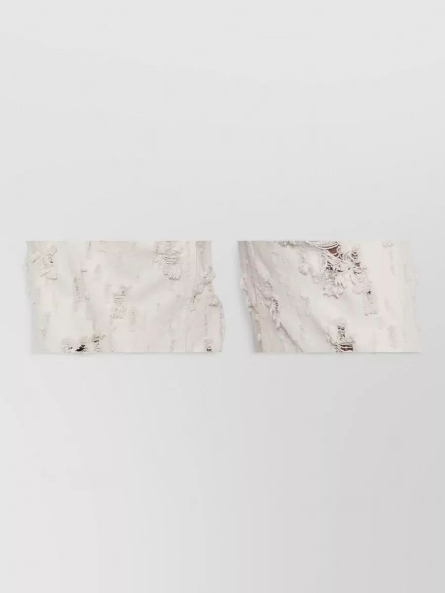 Haikure Distressed Wide-Leg Jeans