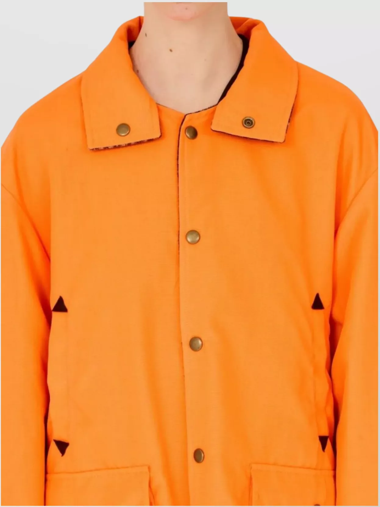 Maison Margiela Collared Padded Jacket With Double Front Pockets