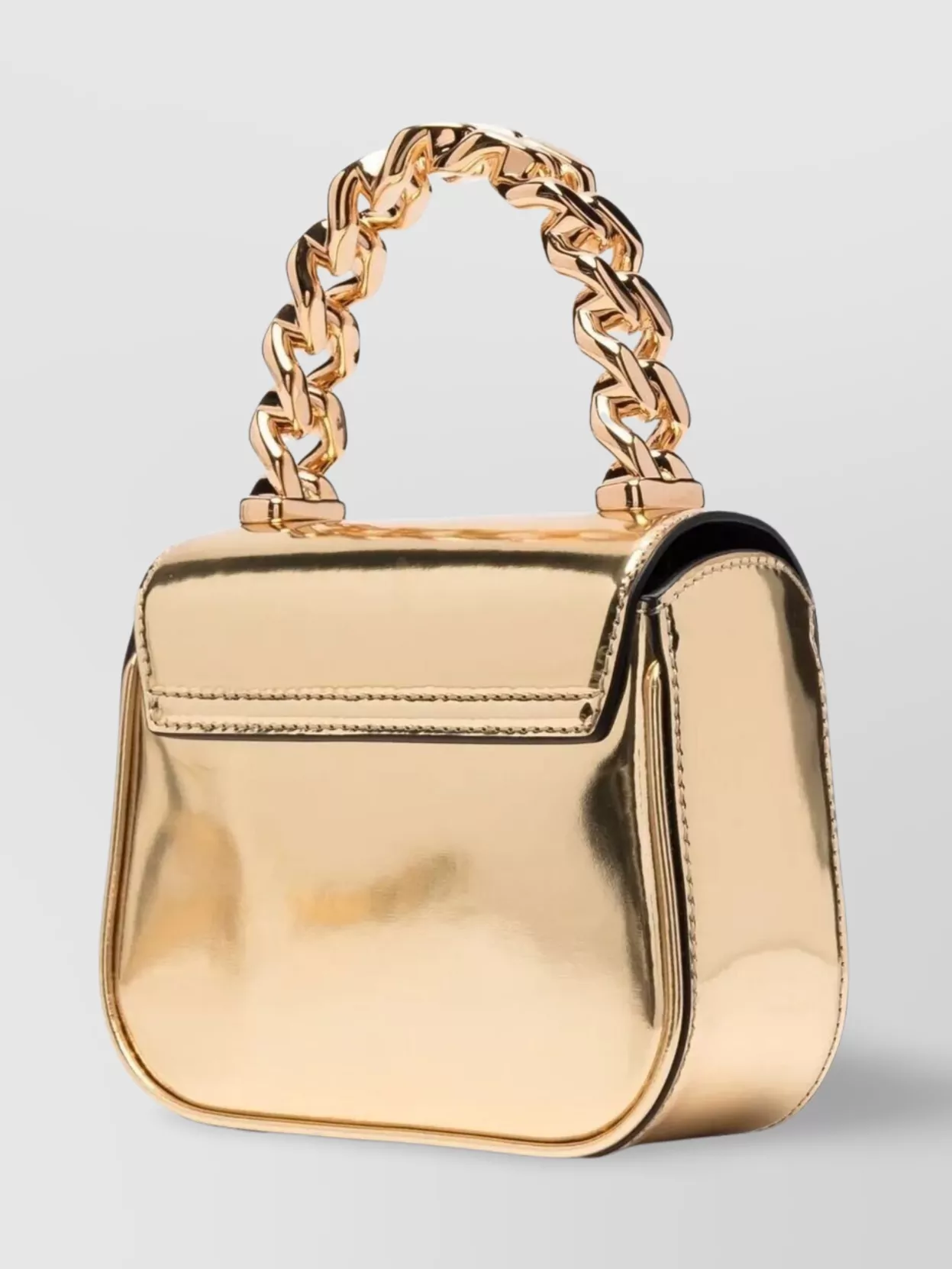 Versace Mini Bag En Cuir Verni Medusa