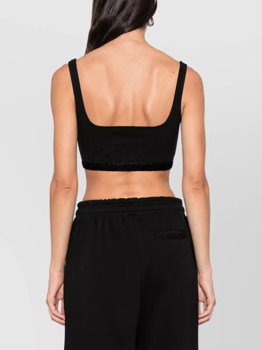 Entire Studios Ribbed Square Neck Lounge Bra