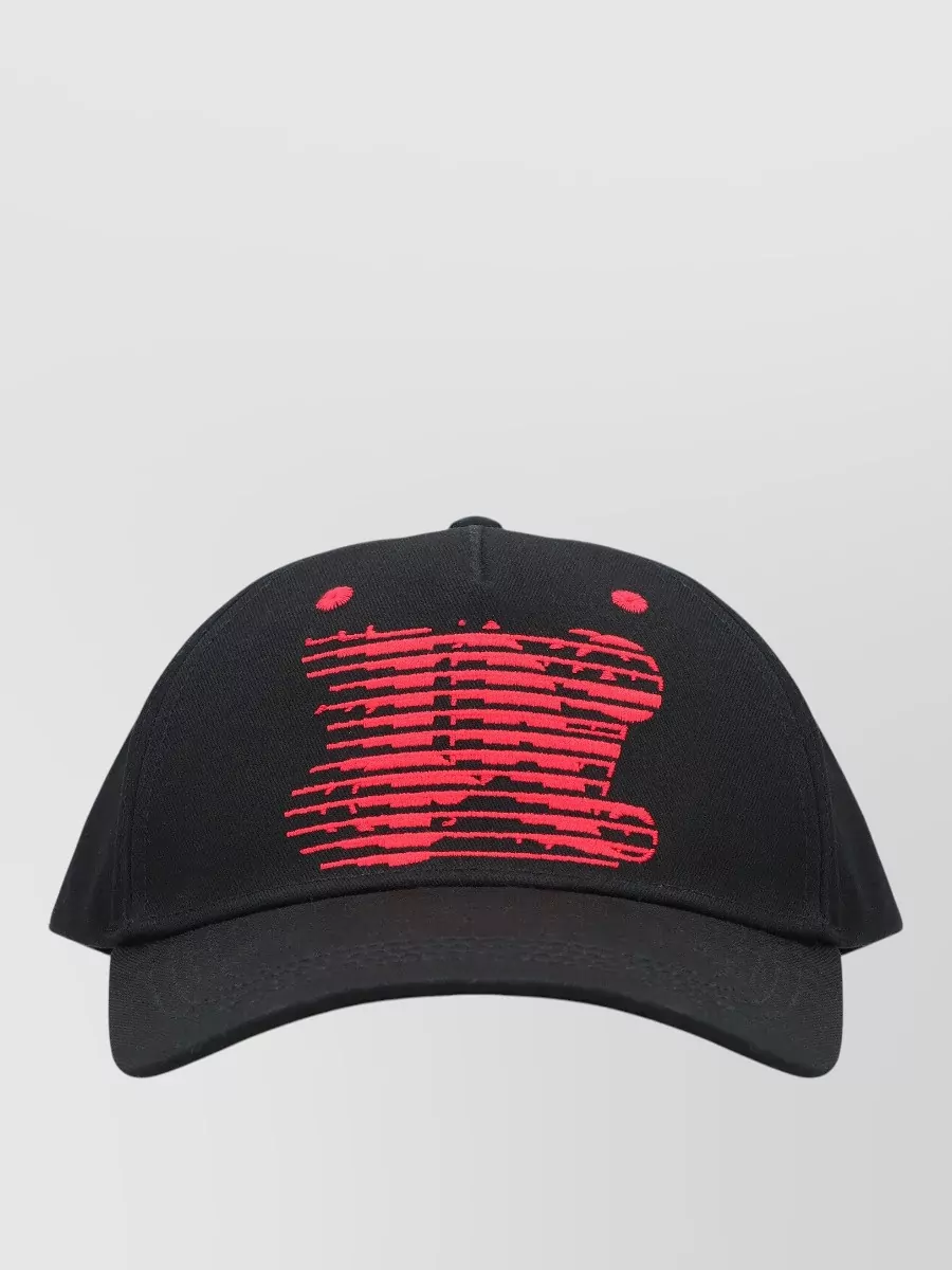 Palm Angels cotton monogram baseball cap