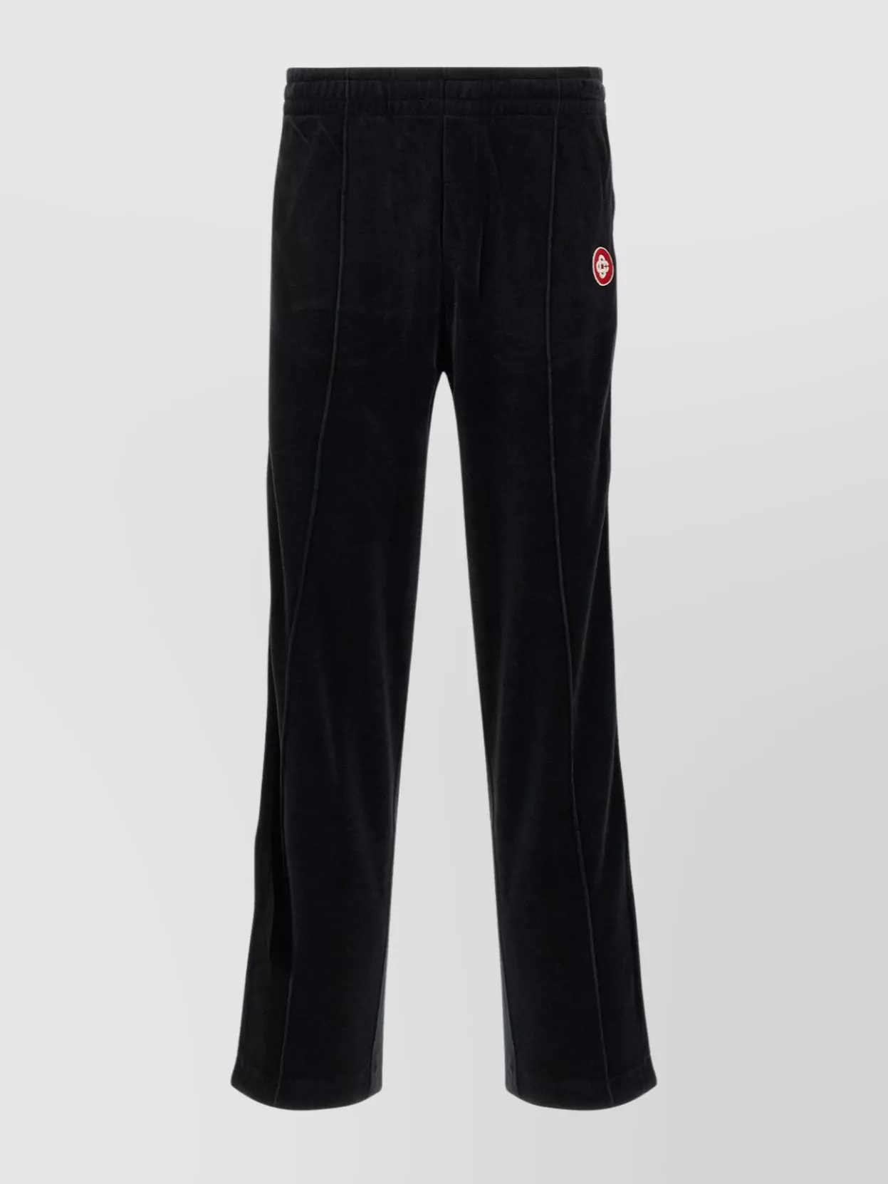 Casablanca Soft Fabric Trousers Featuring Side Stripe In Black