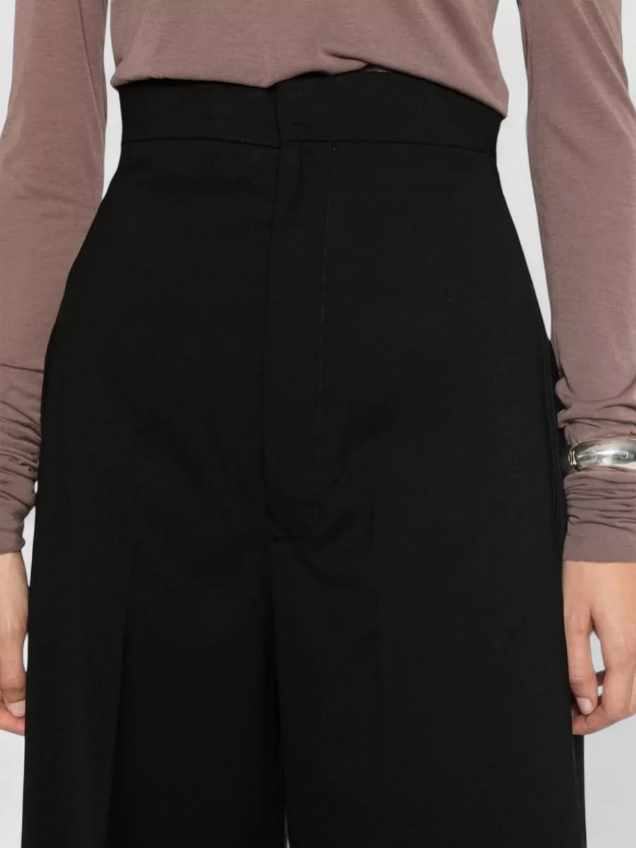 Rick Owens High-Rise Wide-Leg Trousers