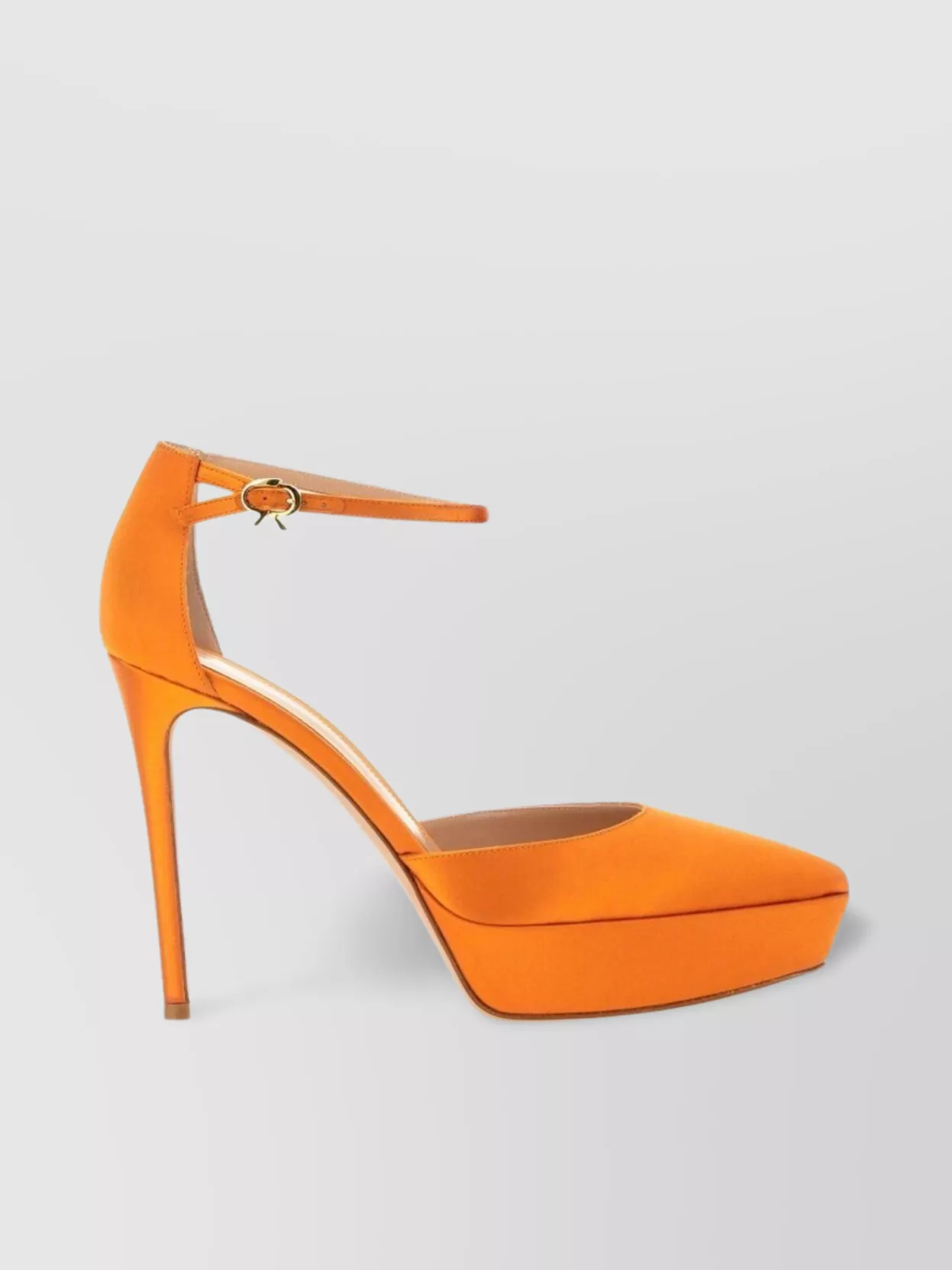 Gianvito Rossi Suede Pointed Toe Pumps With Platform Sole