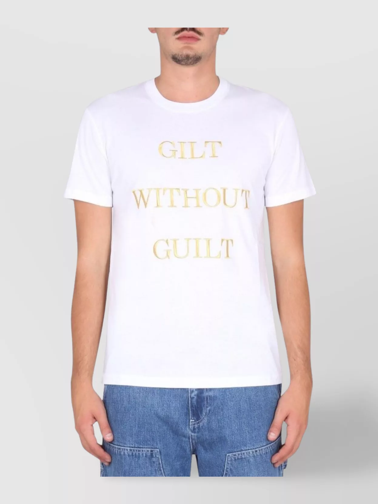 Moschino Logo Print Cotton T-Shirt