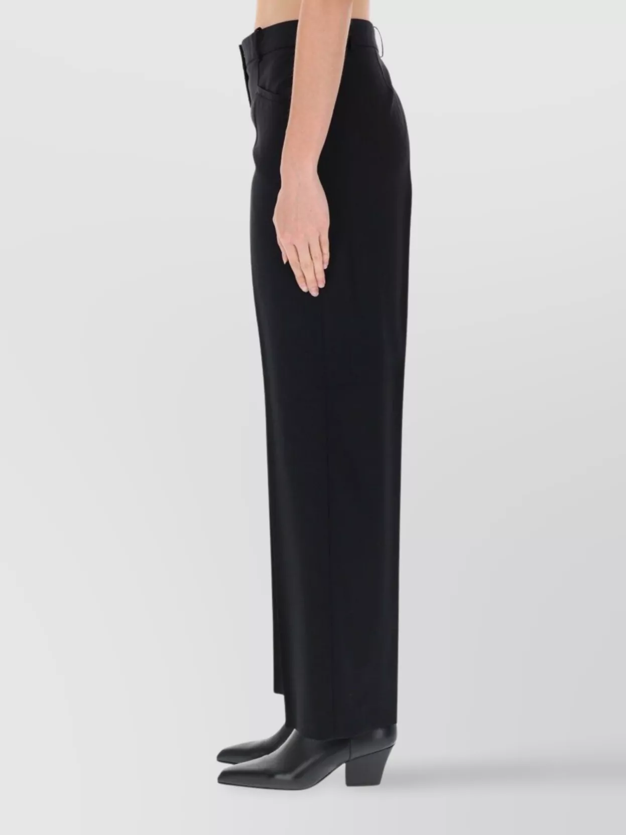 Boss Tailored Trousers With Pockets And Lapel