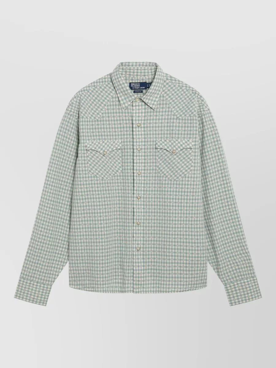 Polo Ralph Lauren linen checked shirt