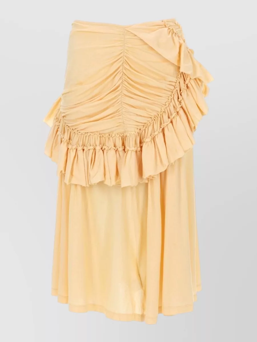 Dries Van Noten Draped ruffled midi dress