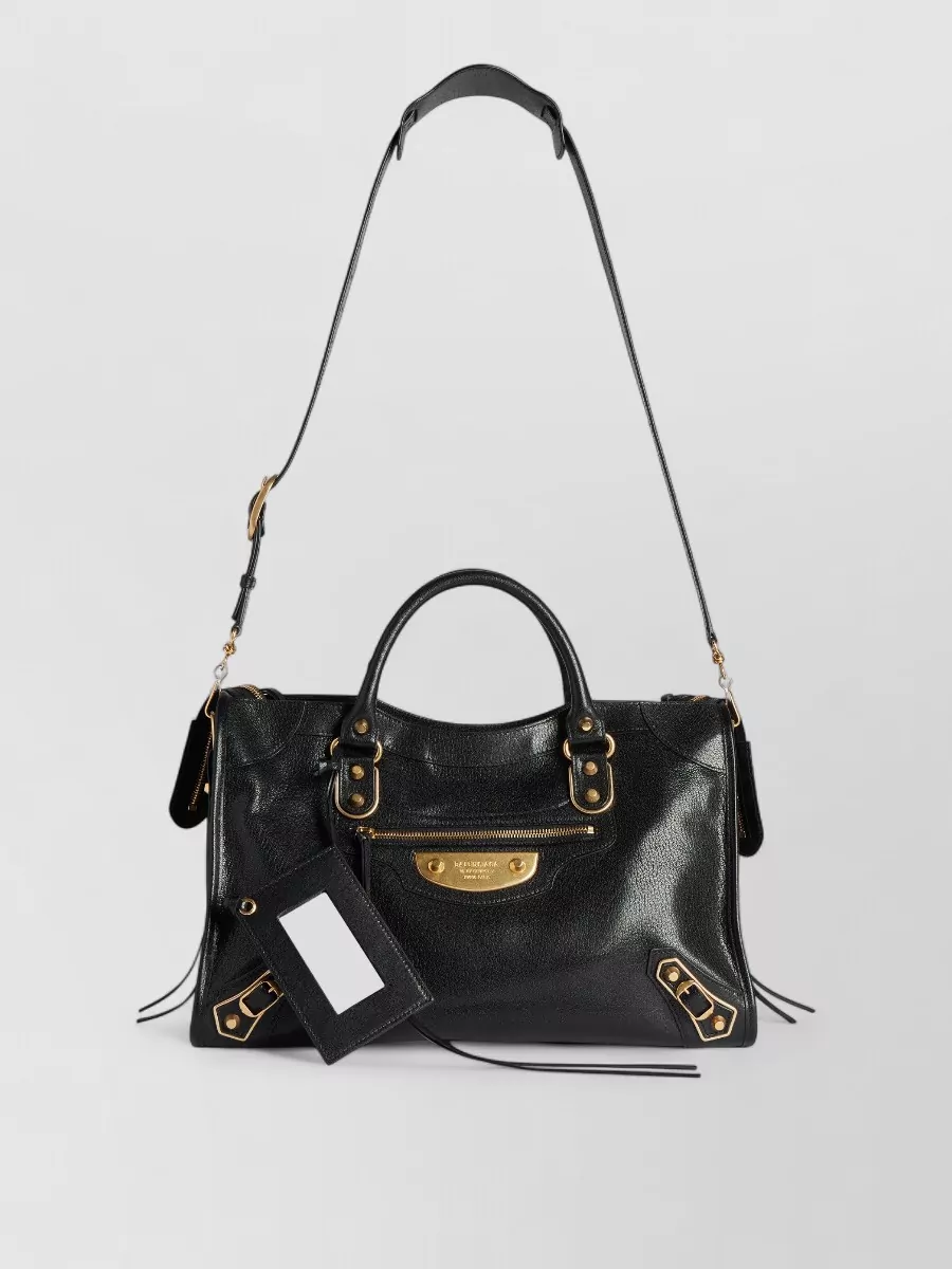 Balenciaga Le City Medium Leather Tote Bag