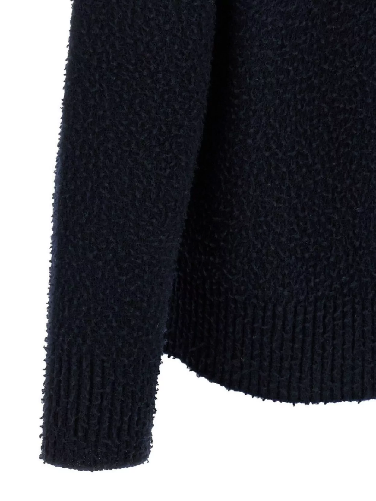 Roberto Collina Crew Neck Textured Fabric Sweater