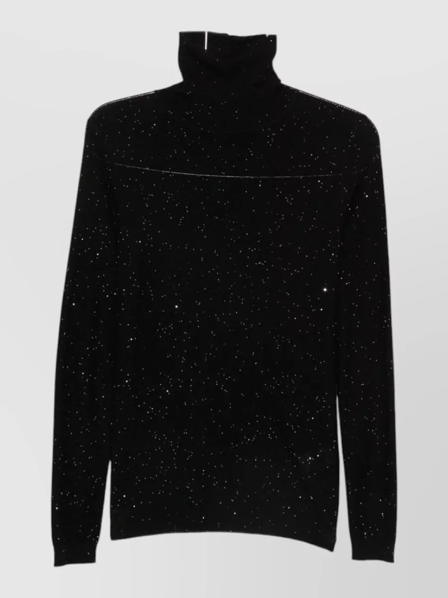 Fabiana Filippi wool sequin turtleneck sweater