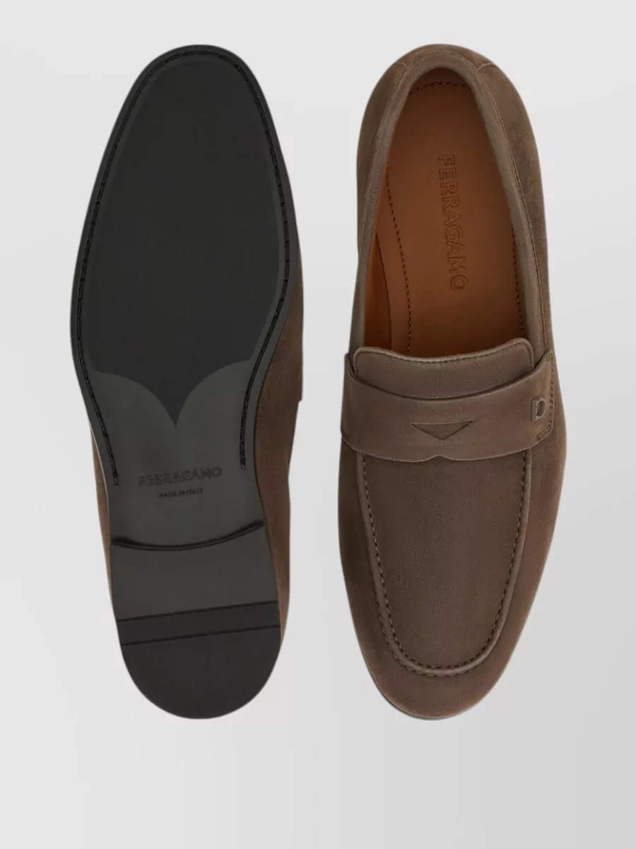 Ferragamo Suede Loafers